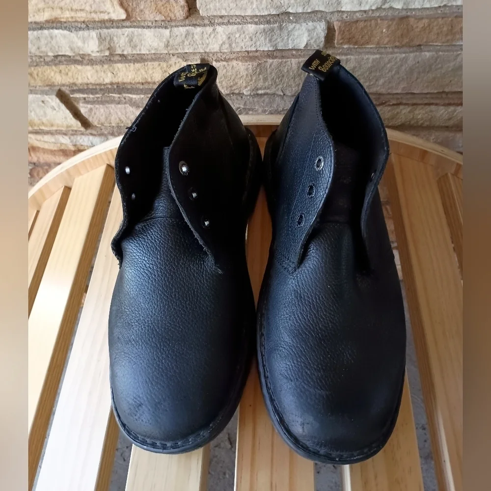 Dr Martens DM's Industrial Sussex Black Leather Chukka Boots Men's Size 13